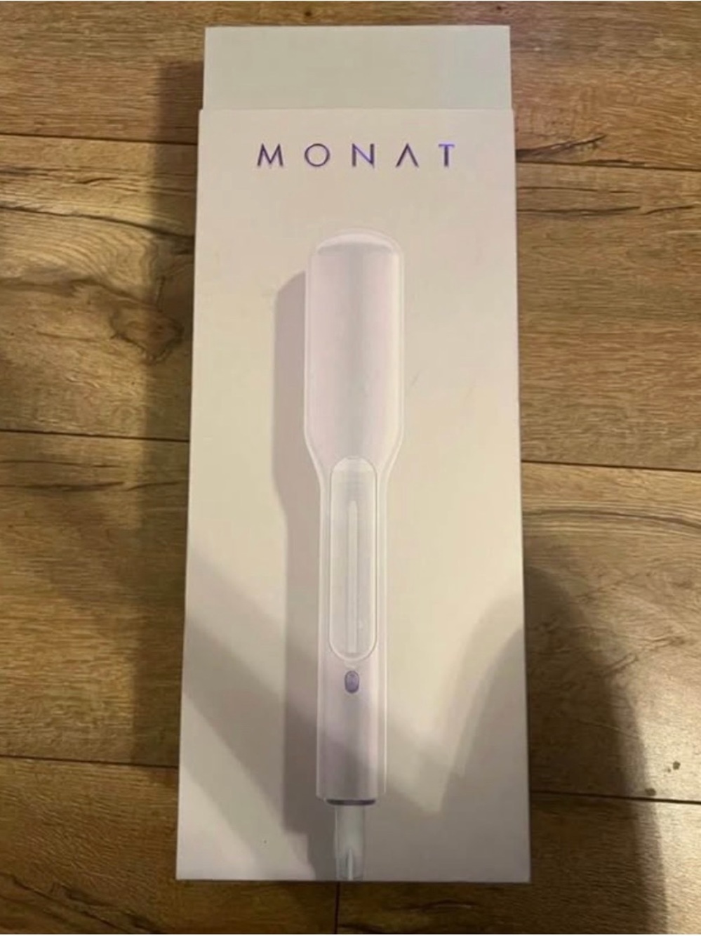 NEW-MONAT Ceramic Heat Styling Brush - White